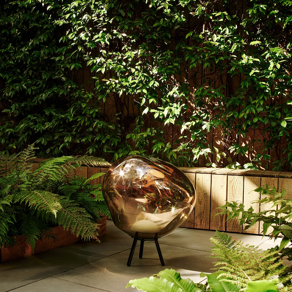 Melt Portable Large Stehlampe Gold LED