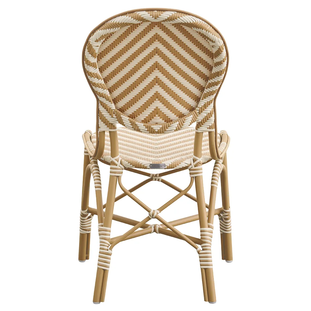Isabell outdoor Esstischstuhl ivory/honey