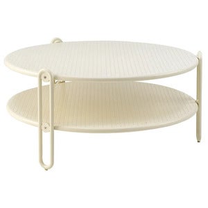 Blixt couchtisch 85 cm Pearl White