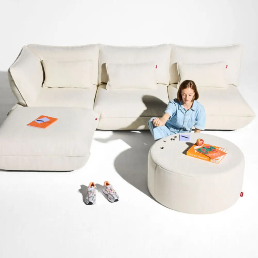 sumo Sofa-Eckteil boucle recycled creme