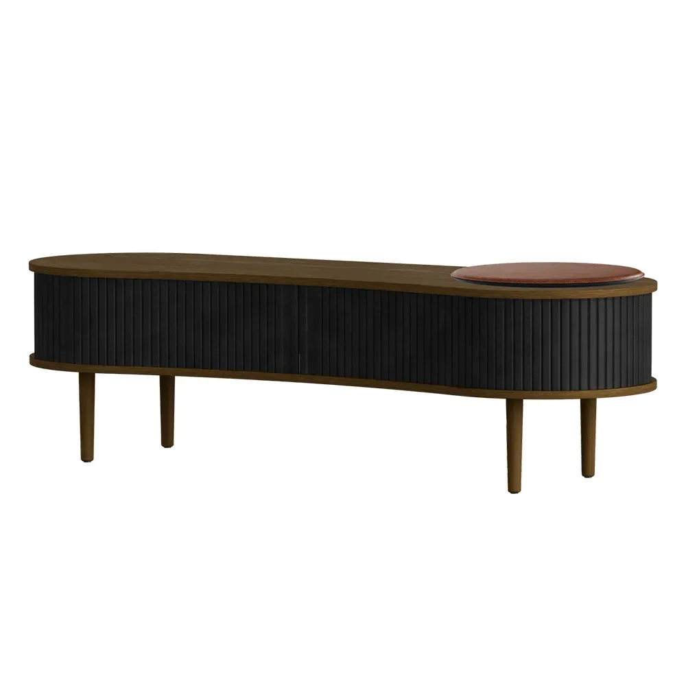 Audacious TV-Ständer Dunkle Eiche/Charcoal