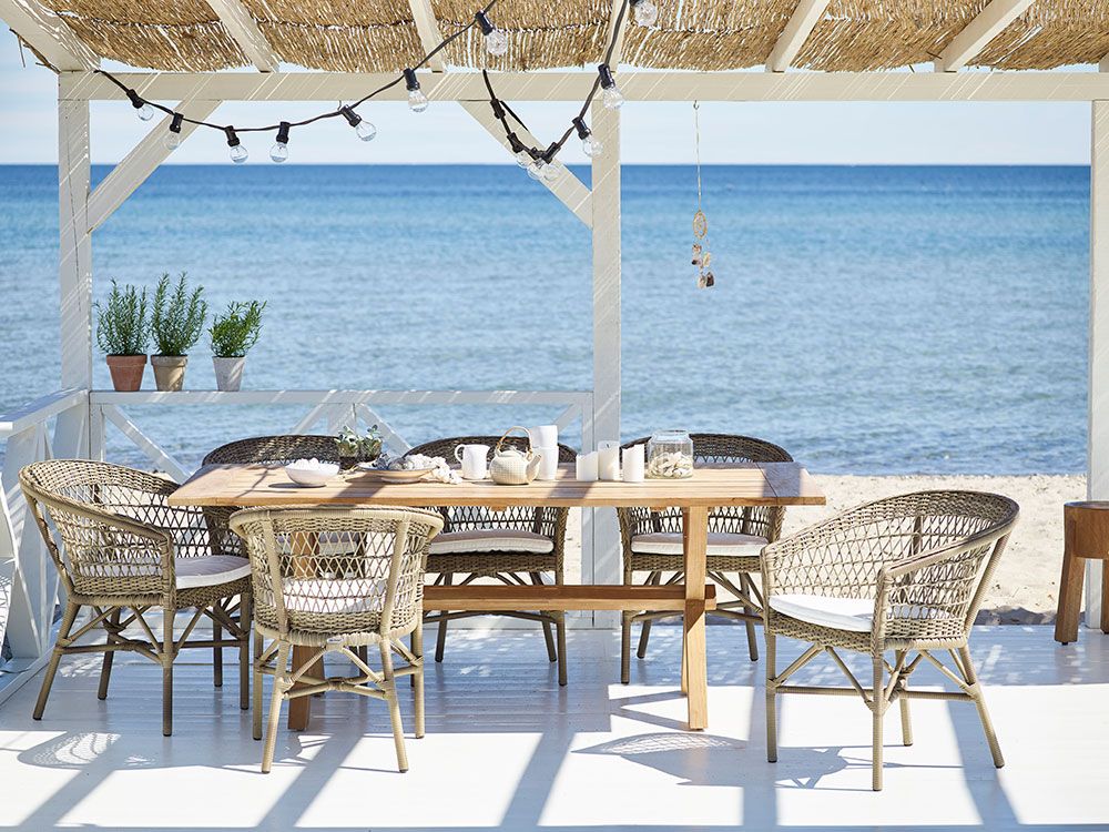 Emma Stuhl antik Kunststoff Rattan