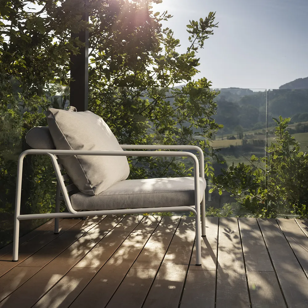 Avon 2 Sitzer Sofa Papyrus/Weiß