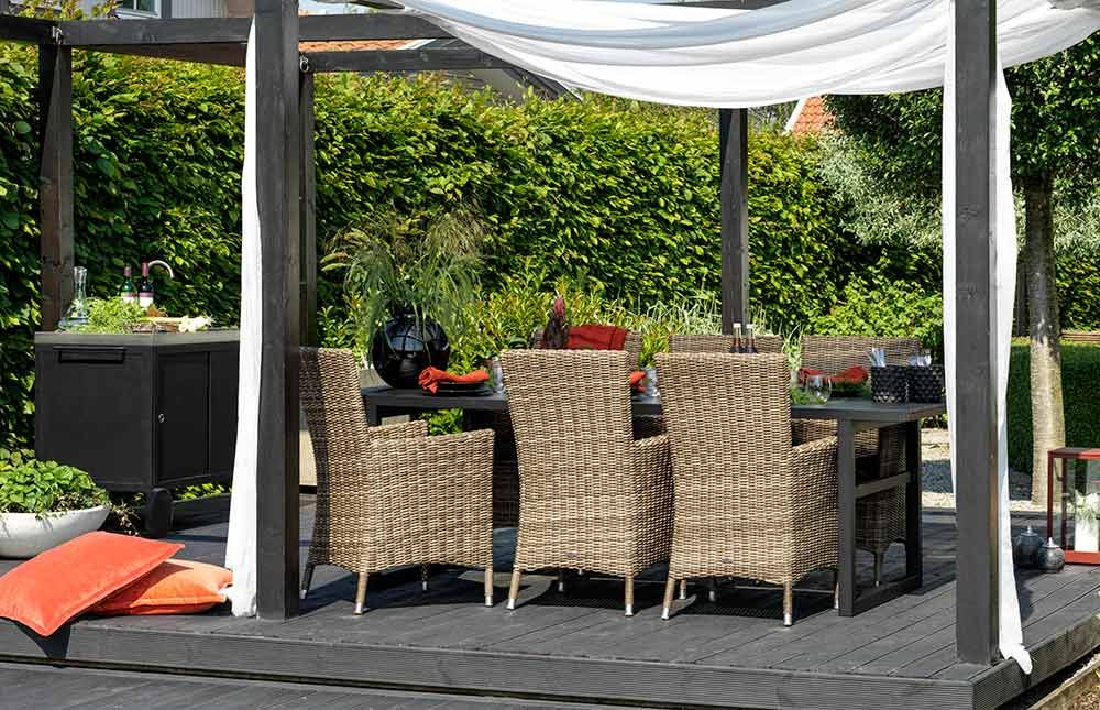 Vevi Esstisch 95x230 cm schwarz