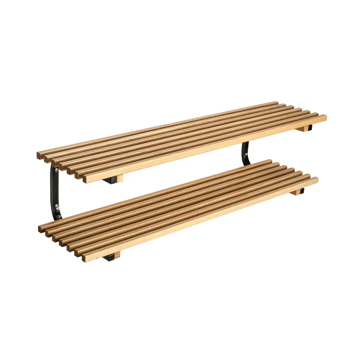 Sara Schuhregal vägghängd 100 cm Eiche Schwarz