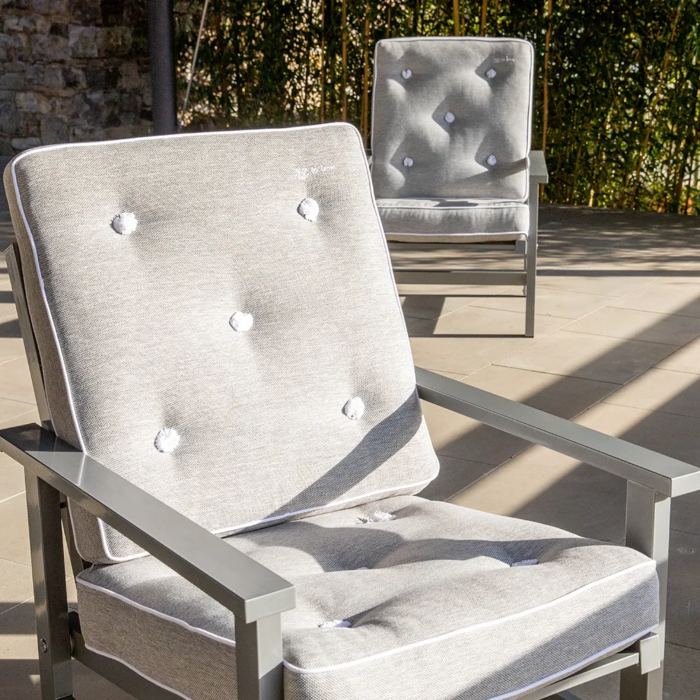 Sessel Grau Aluminium