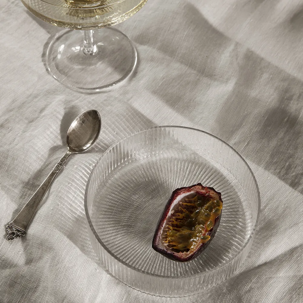 Ripple Servierschüssel 4er-Pack - Clear