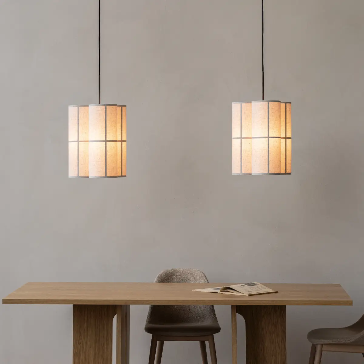 Hashira Pendelleuchten-Cluster Klein Roh