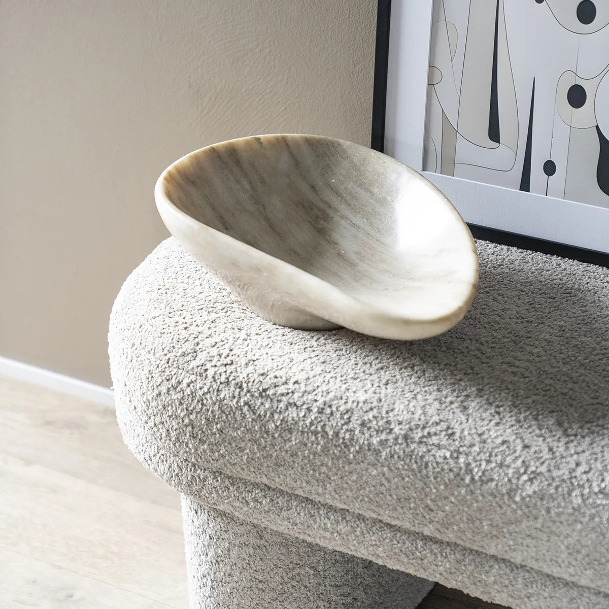Marmorschale Grigio L 43 cm