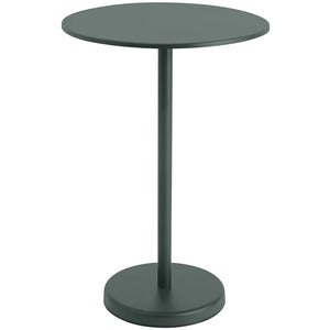 Linear Steel Stehtisch Ø70 cm Dark Green 