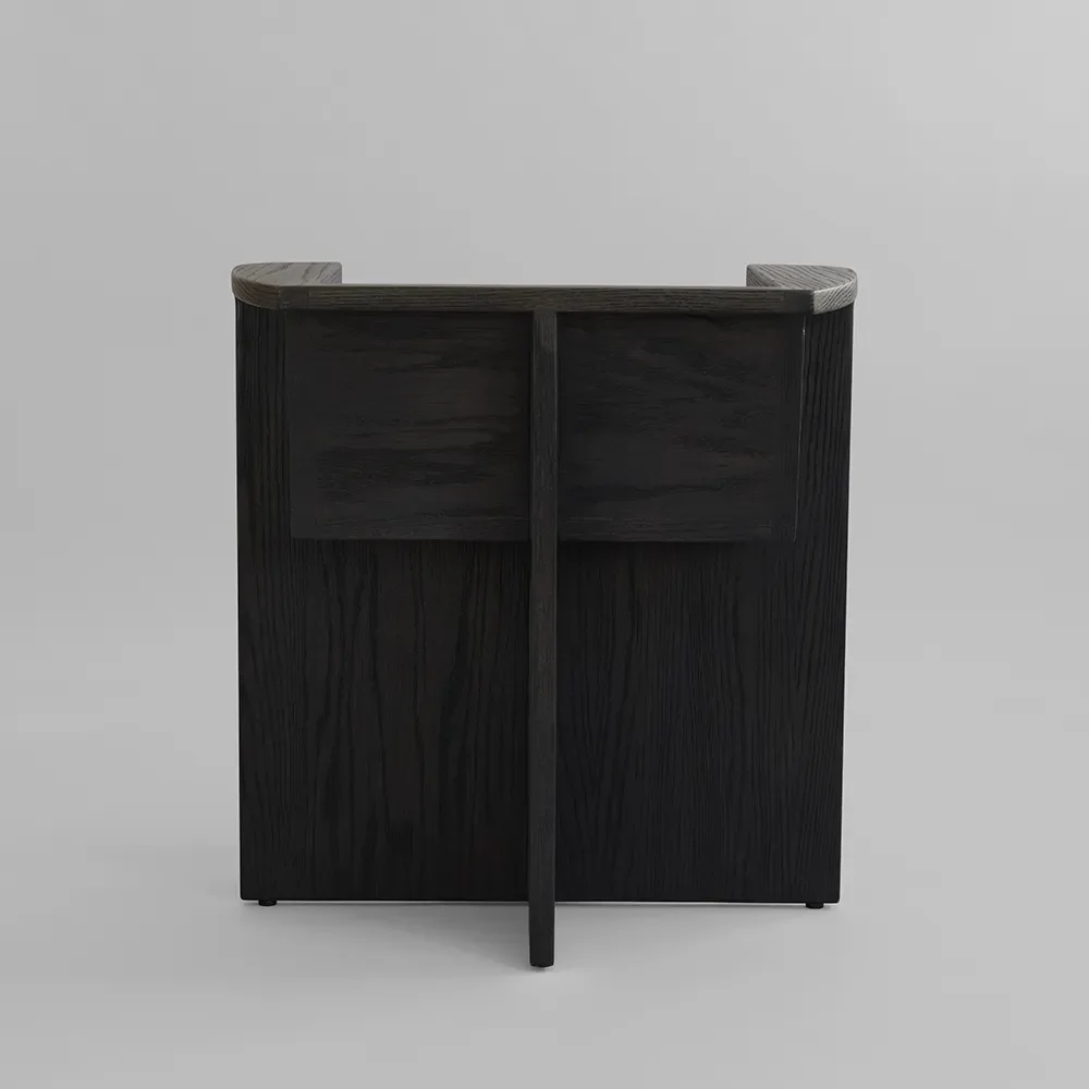 Brutus Esszimmerstuhl – Kaffeebraun, Schwarz Eiche