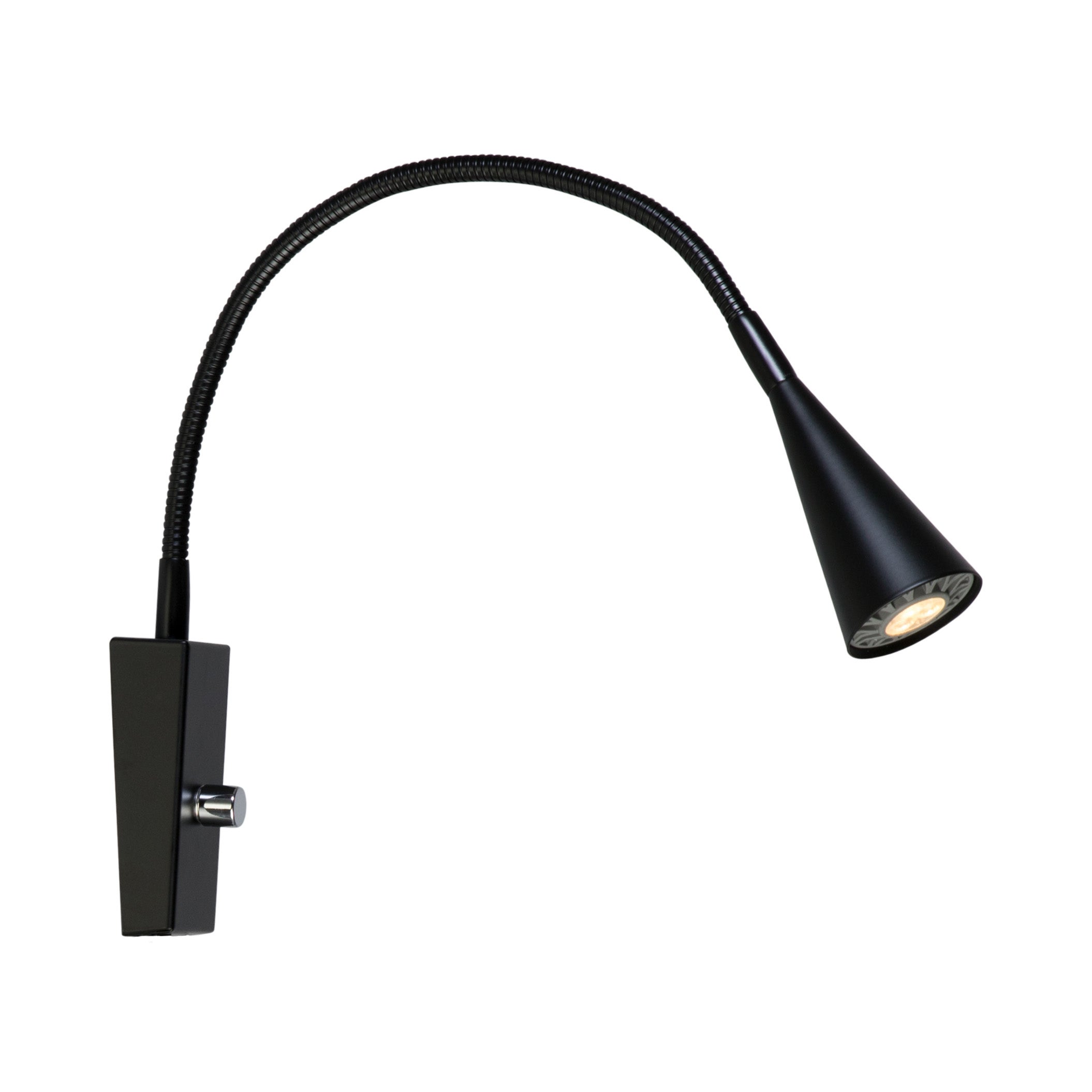 Ledro Wandleuchte Matt Schwarz Mr16 Inkl Lichtquelle