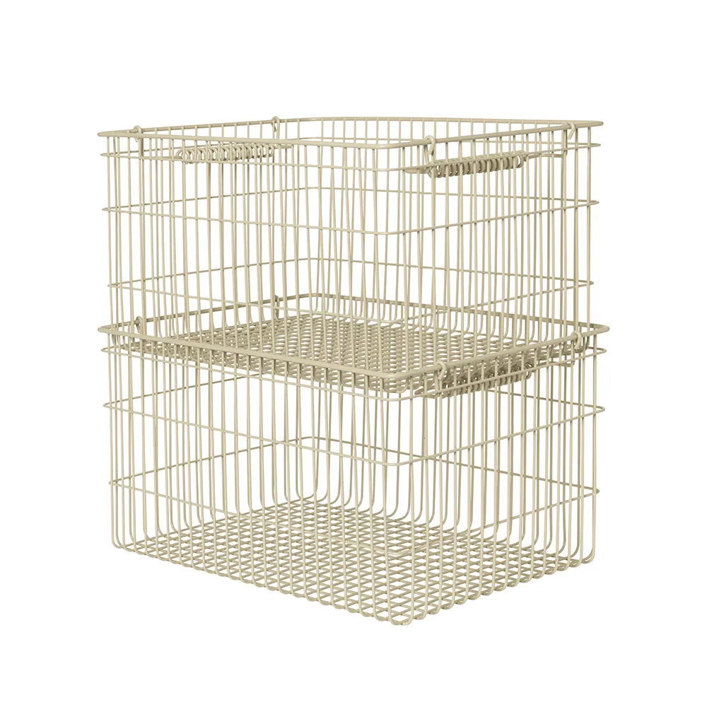 Cala Netzkorb 2er-Pack - Cashmere