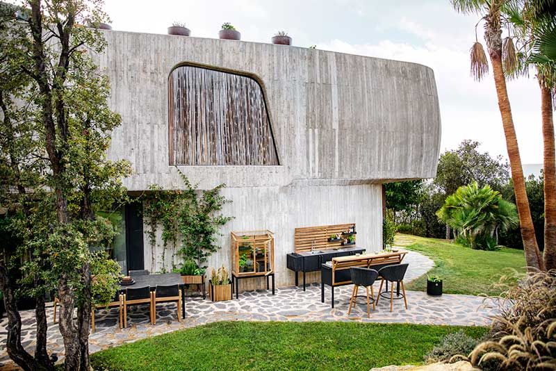 Tropfen Gewächshaus