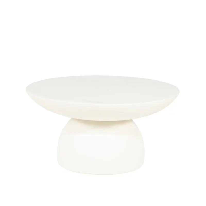 Canto small Couchtisch 70x70x36 cm Eisen beige