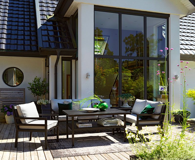 Bergerac Beistelltisch schwarz 