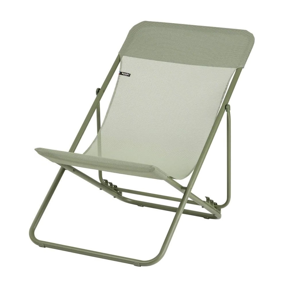  Klappbarer Liegestuhl moosgrün