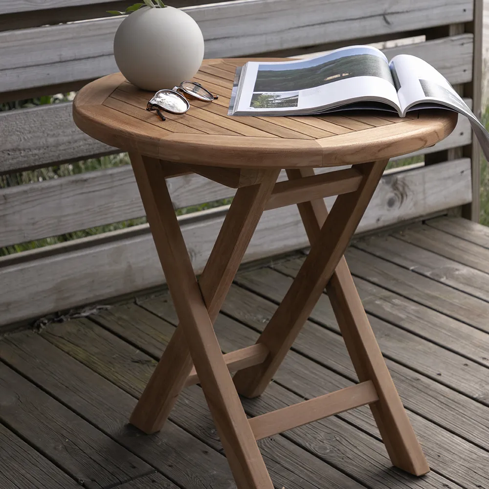 Kenia Beistelltisch Ø50 cm Teak