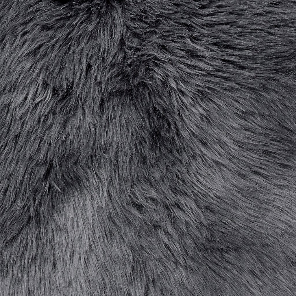 Gently Schaffell 60x180cm Holzkohle