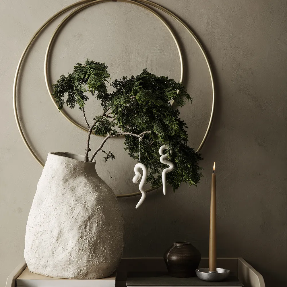 Vulca Vase - Large - Off-white Stone