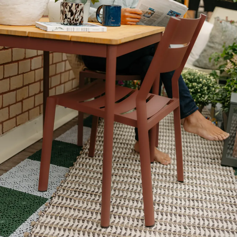 Delia Esszimmerstuhl Zin Red