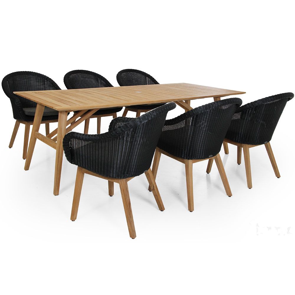 Beverly Sessel schwarz/grau