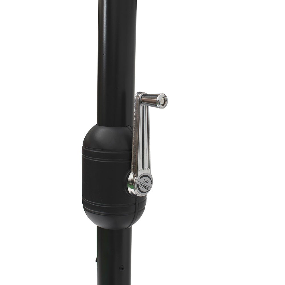 Sonnenschirm 300 cm beige Aluminium 