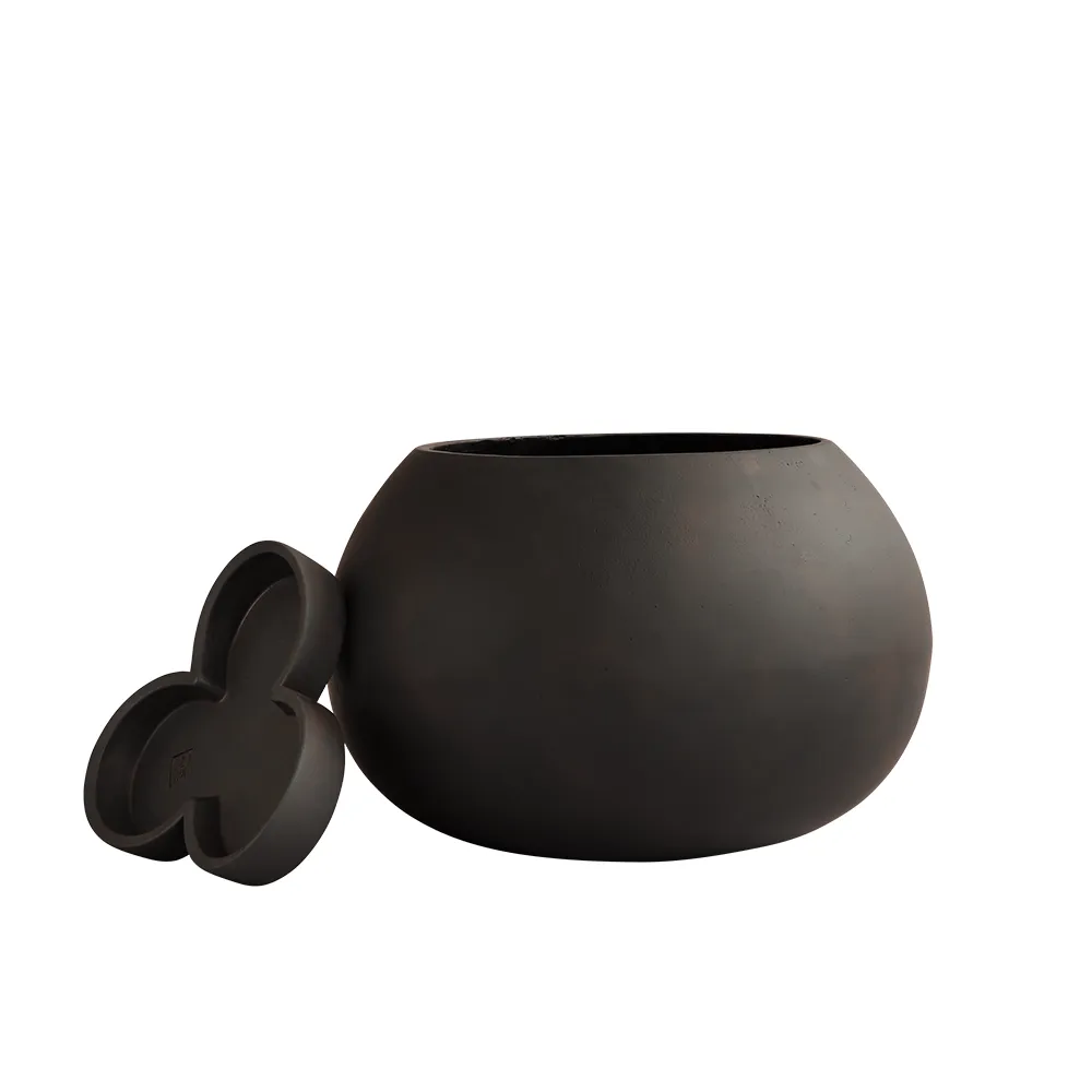 Urchin Topf Medio - Coffee