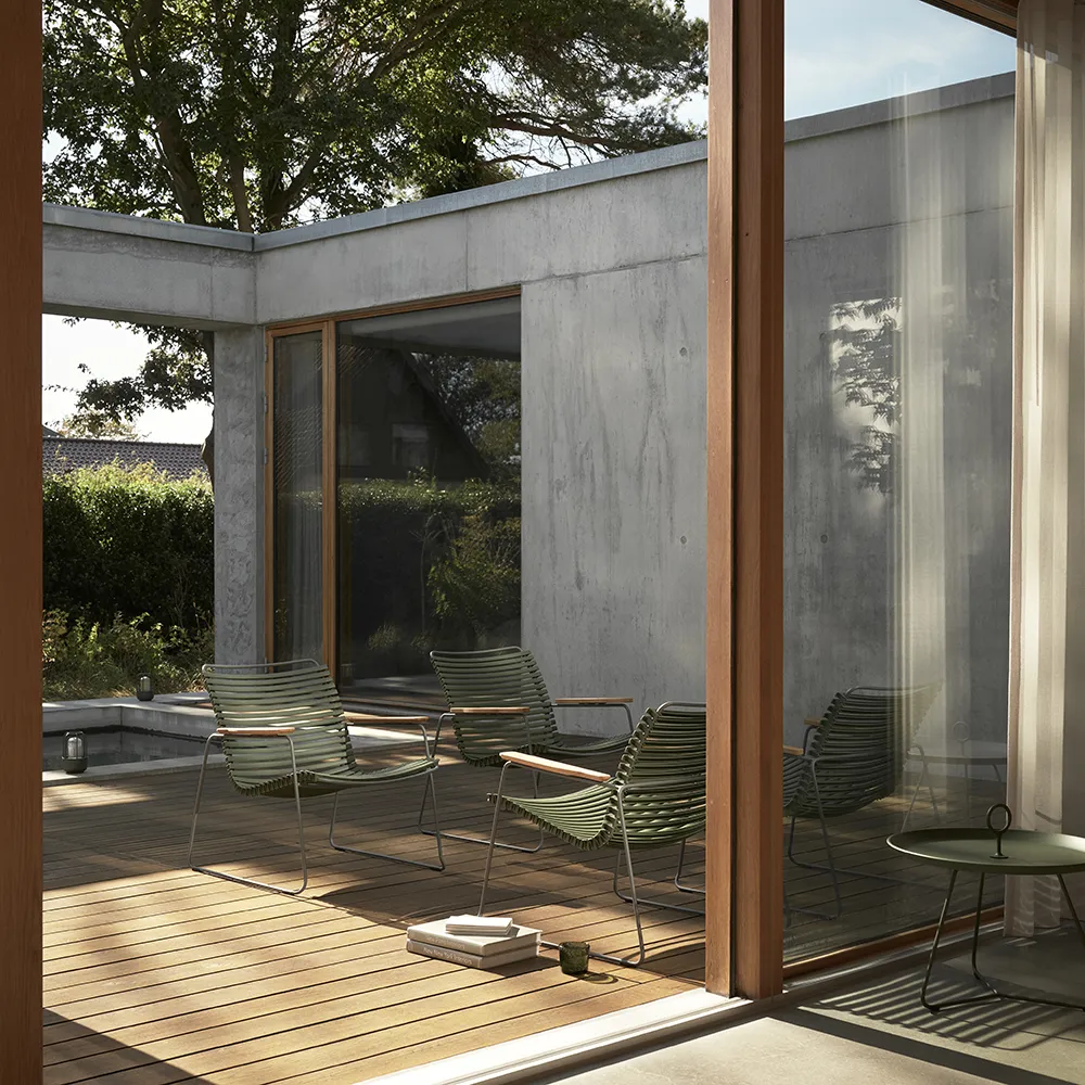 Click Roomy Lounge chair cushion Ash