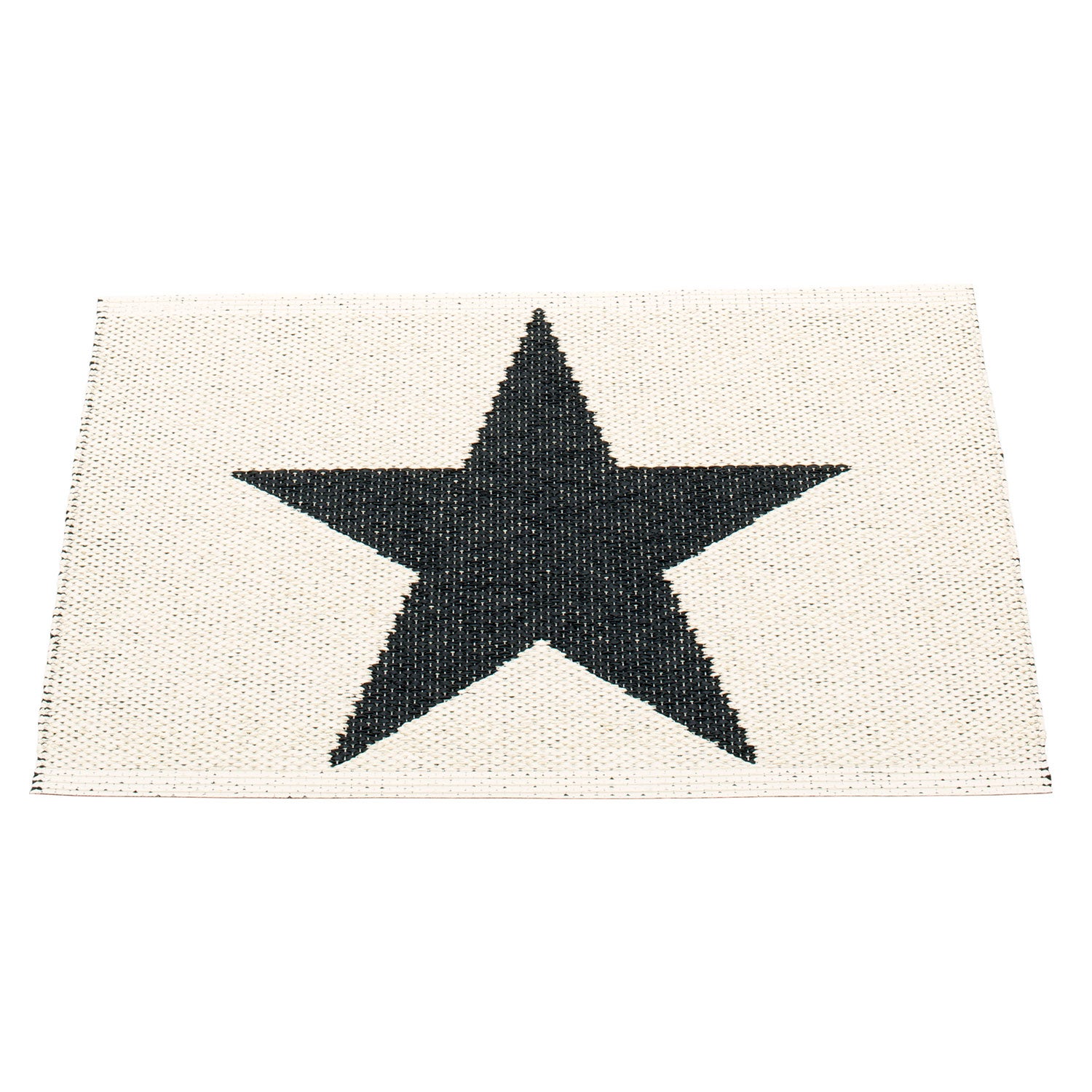 Viggo Teppich 70x50 cm one black / vanilla