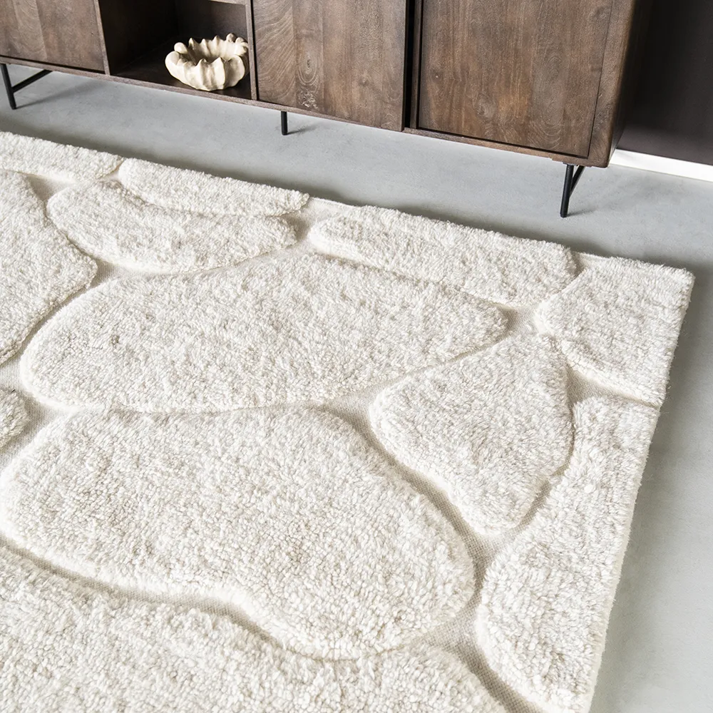 Teppich Kala 200x300 cm Off-White