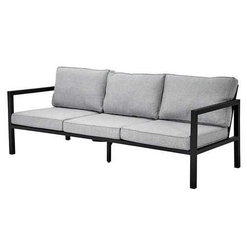 Belfort 3-sitzer-sofa   inklusive Kissen schwarz / Peral Grey