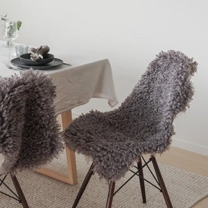Wooly Teppich 60x90 cm Grau