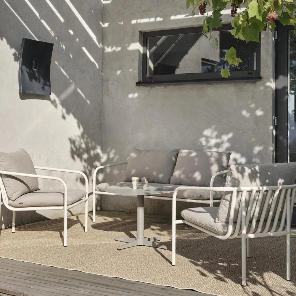 Bendt Sessel Teddy Beige/Pearl White