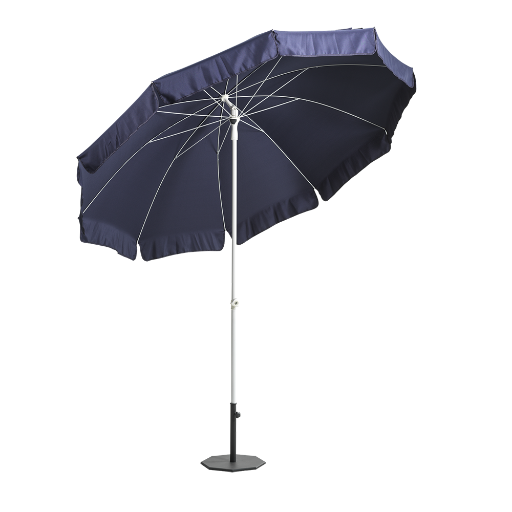 Follina Strandschirm 240 cm Marineblau