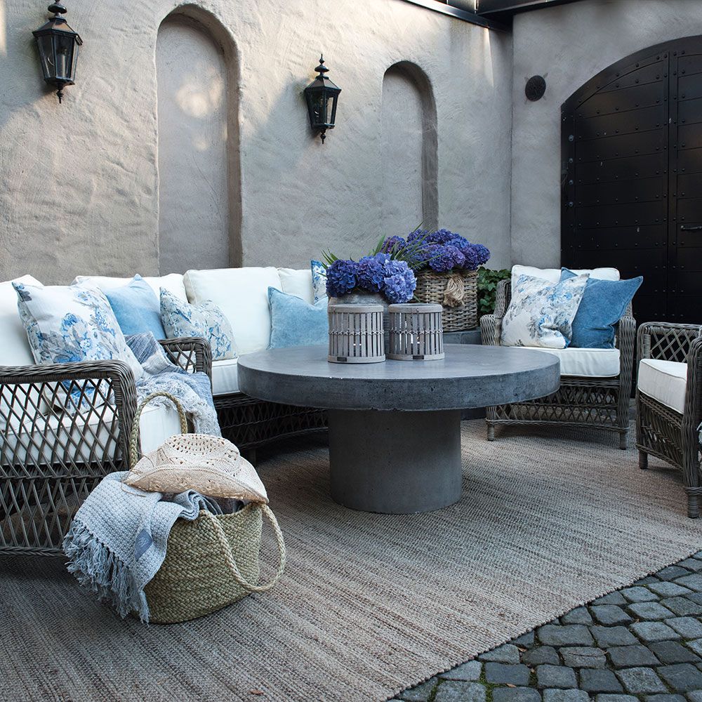 Marbella Sofa Vintage Rattan exkl. Kissen