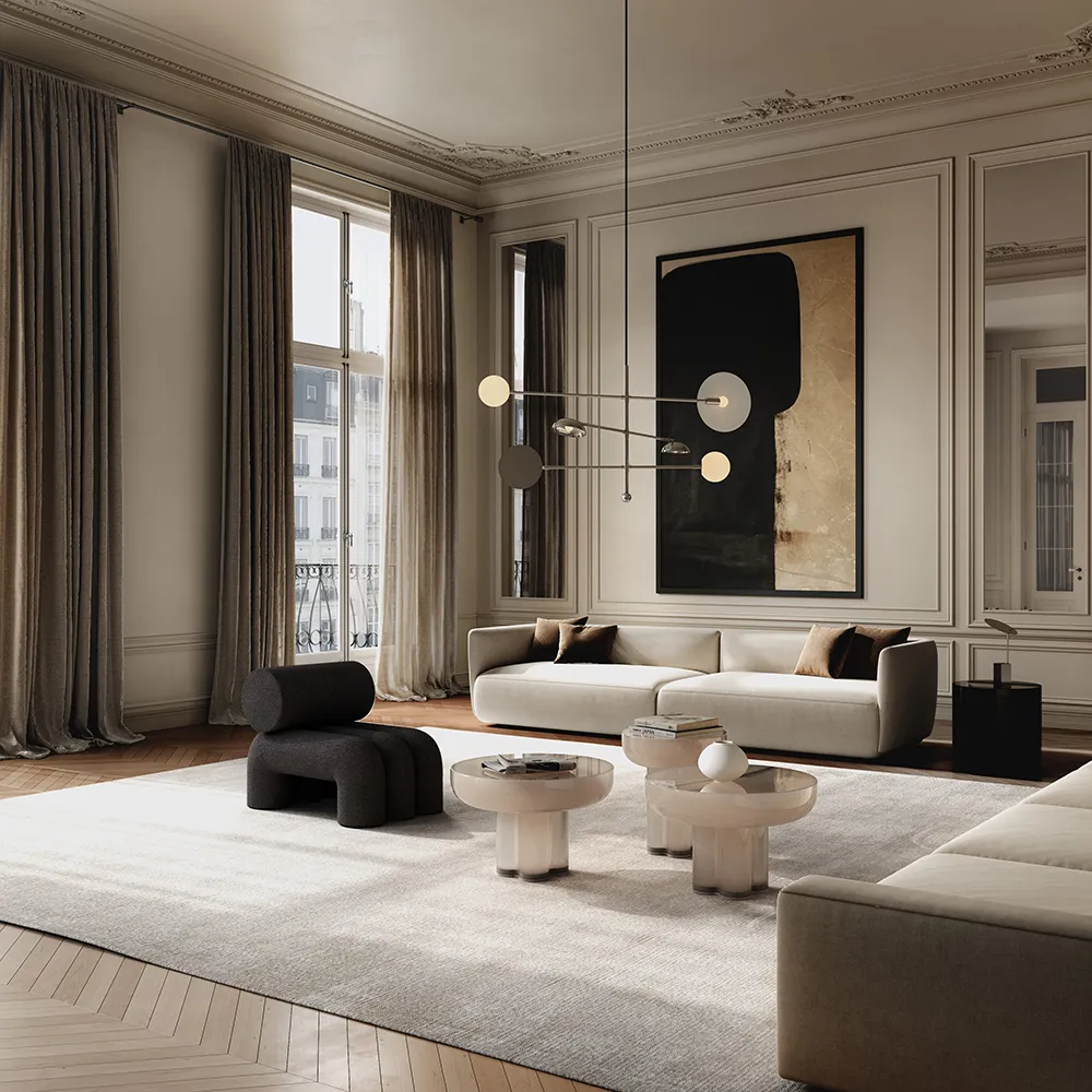 Crown Couchtisch niedrig – Smoked Desert