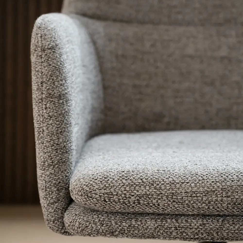 Gladstone Stuhl mit Armlehnen dunkelbeige