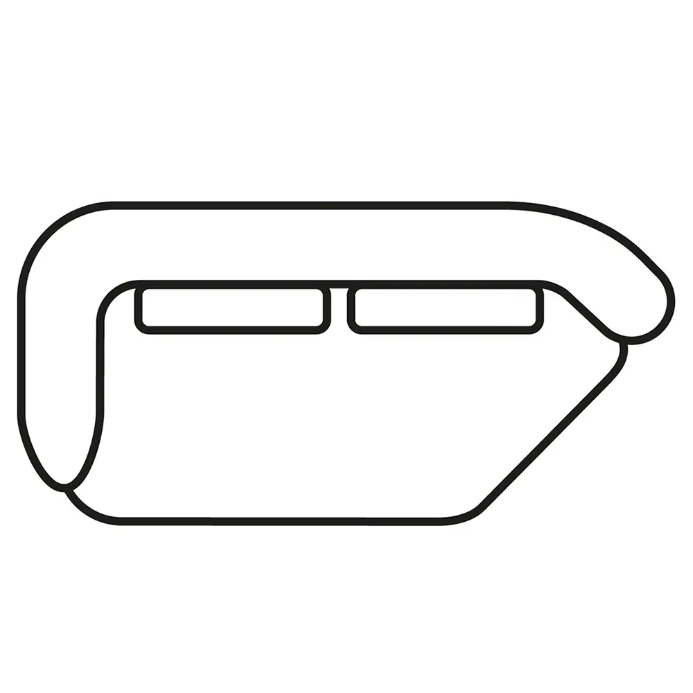 Orca 1,5-Sitzer Curved links Kat C