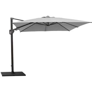 Hyde Luxe Tilt Sonnenschirm 300X300 cm Hellgrau