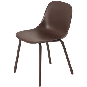Fiber Outdoor Esstischstuhl Brown Red 