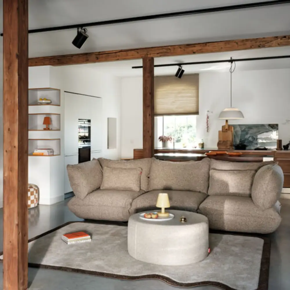 sumo Sofa-Eckteil boucle recycled brown