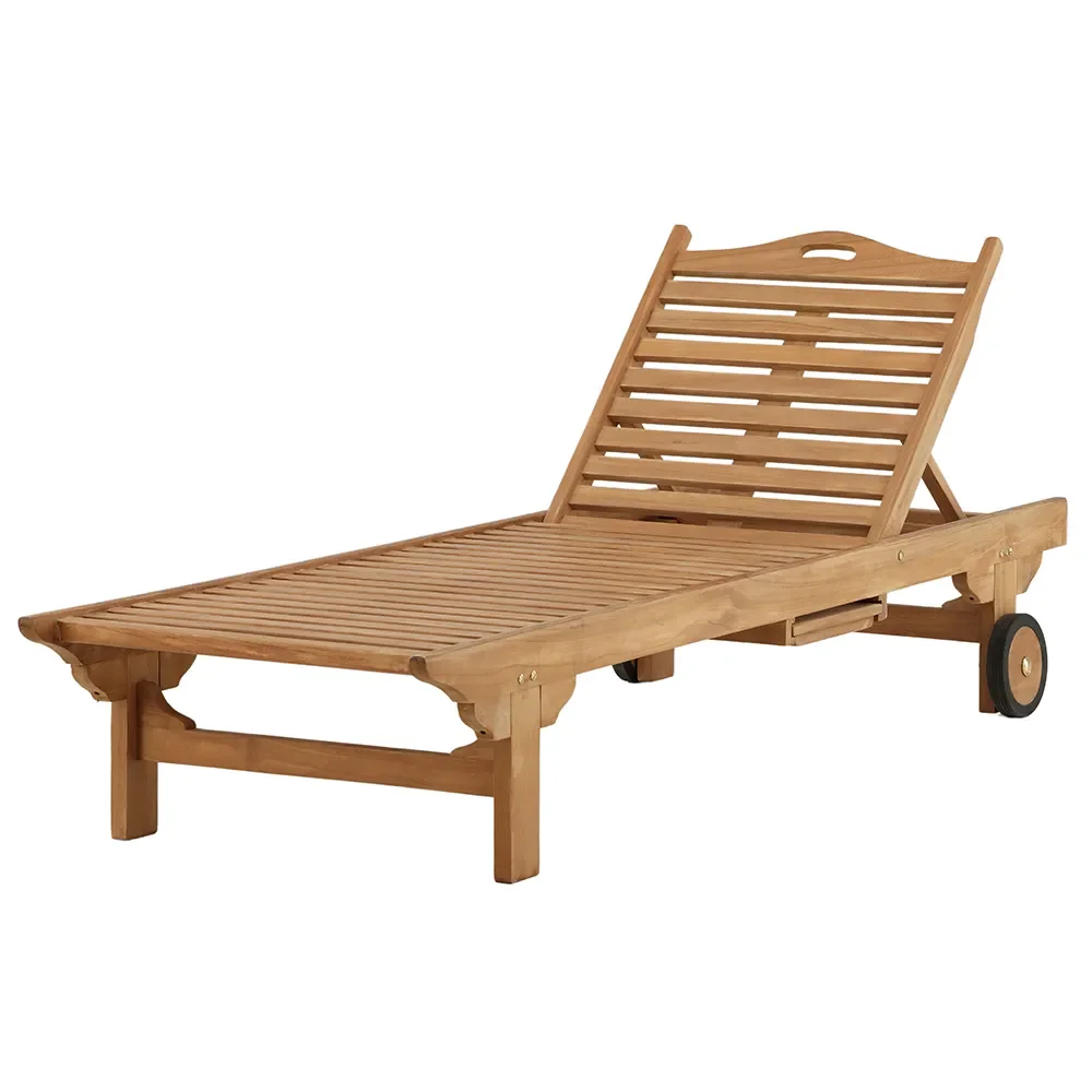 Ghana Sonnenliege Teak