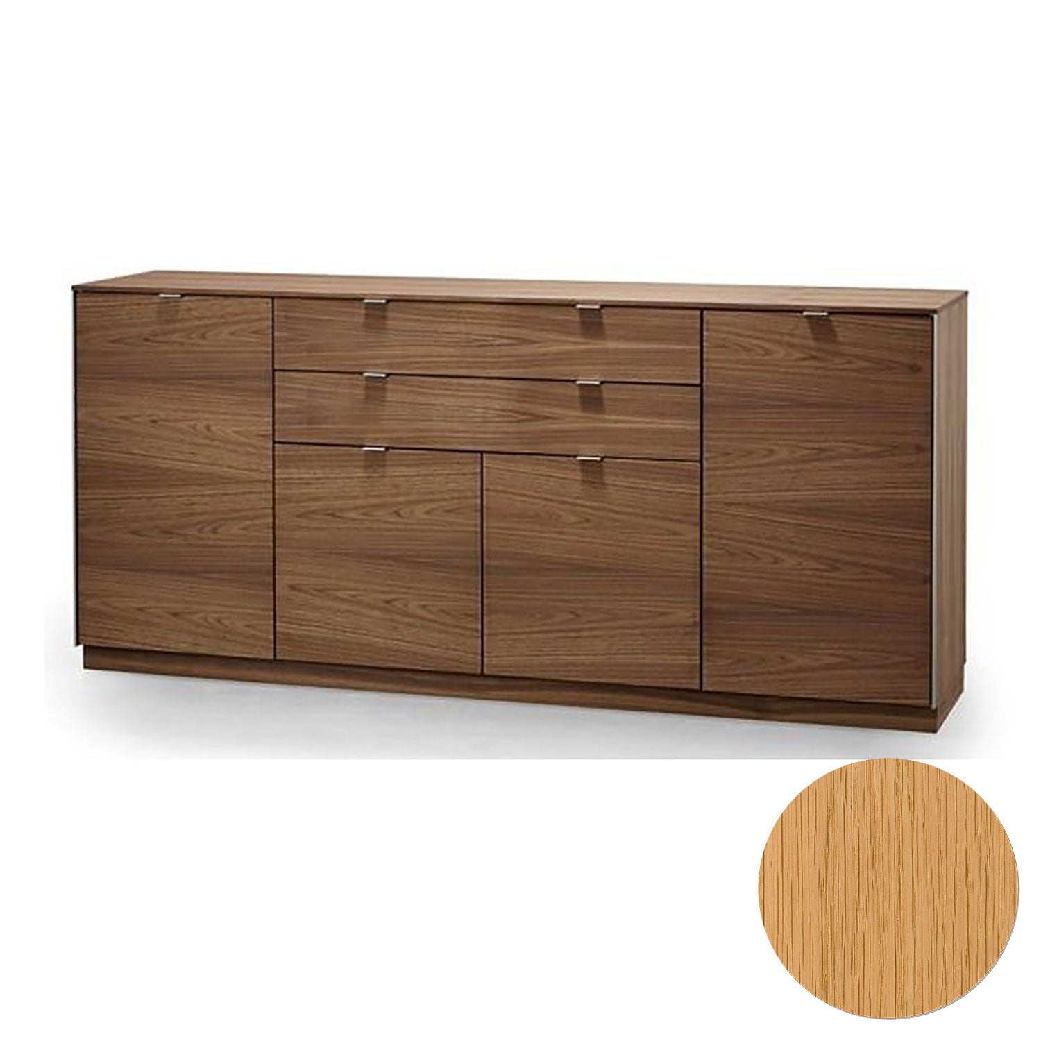 Sm942 Anrichte Eiche Naturöl 194X44X88Cm 