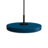 Asteria Micro Deckenleuchte Ø15 cm Petrol Blue/schwarz