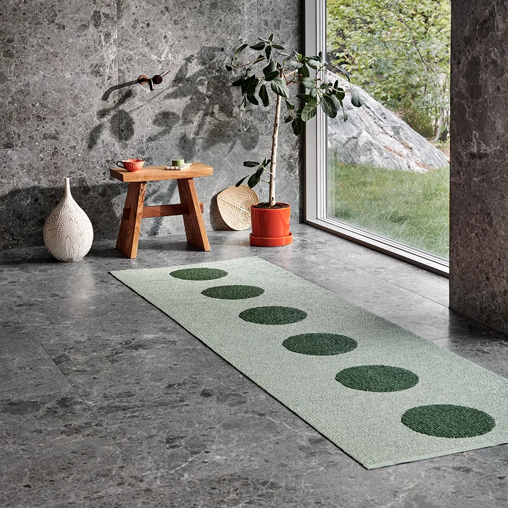 Vera Pop teppich Leaf/Misty Mint 70 x 200cm