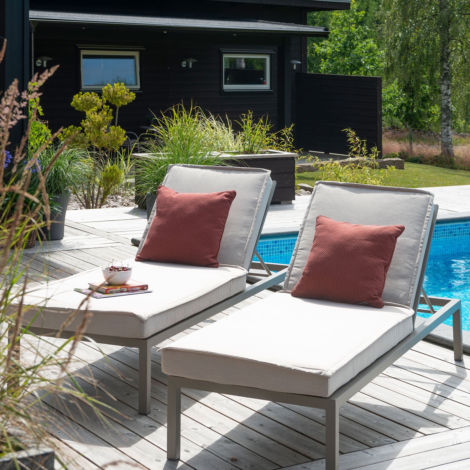 Jet Set Sonnenliege Beige 