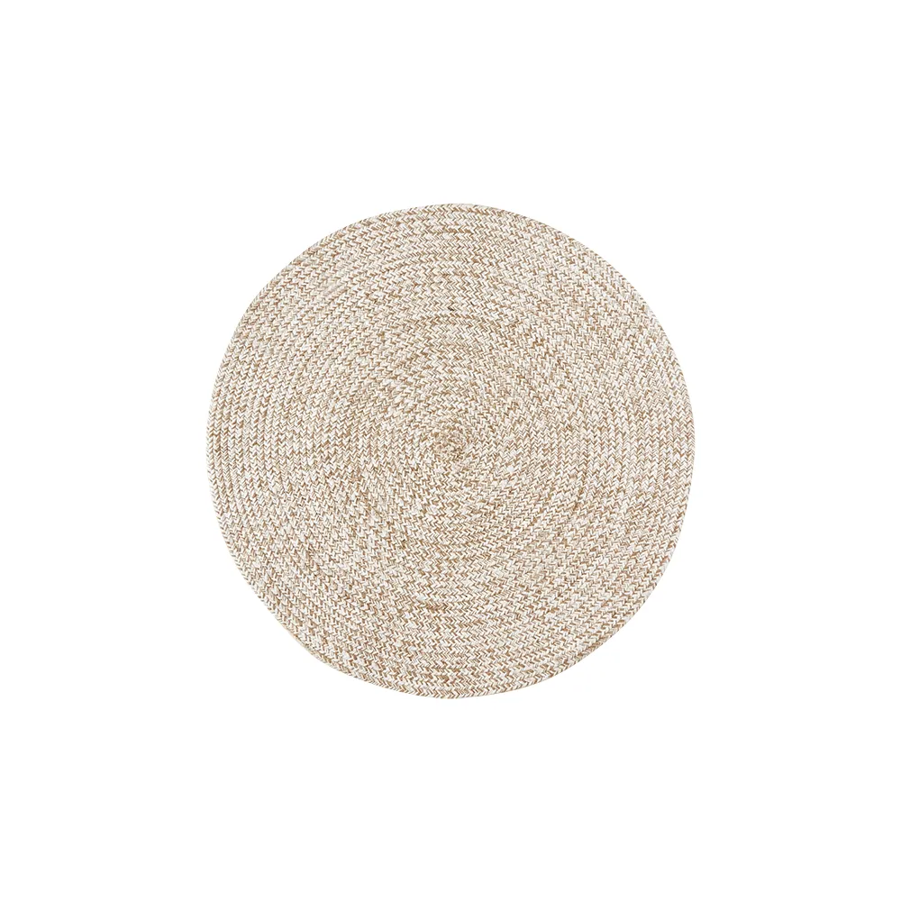 Affari of Sweden, JUNI Matte natur/weiß Ø90 cm