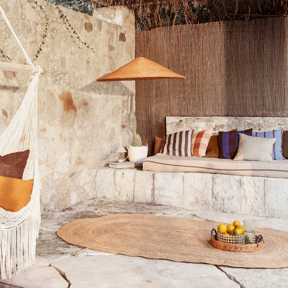 Eternal Oval Jute-Teppich – 140 x 240 cm