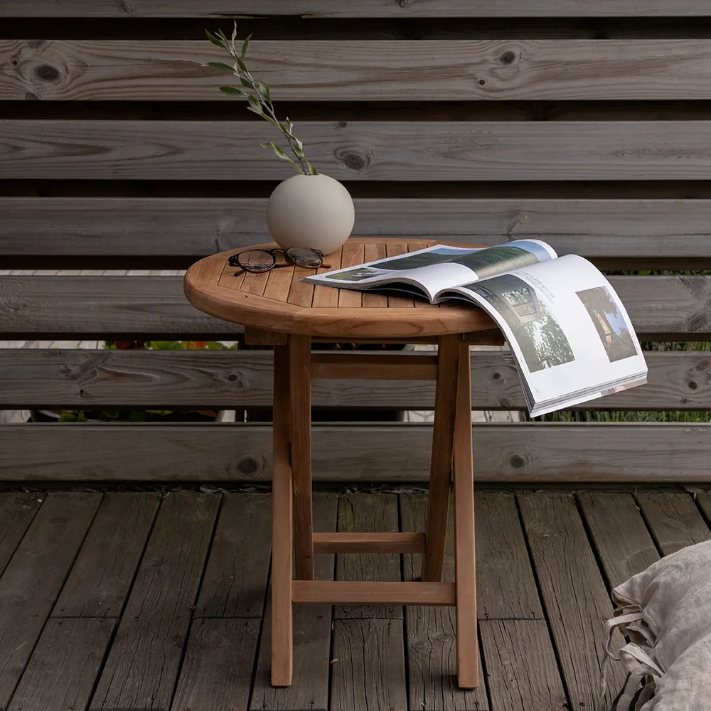 Kenia Beistelltisch Ø50 cm Teak